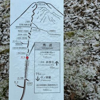 ５合目の小御嶽神社を目指します
