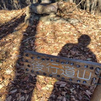 さて、ここからは足利アルプスのピークハントです。
後行道山⛰️1