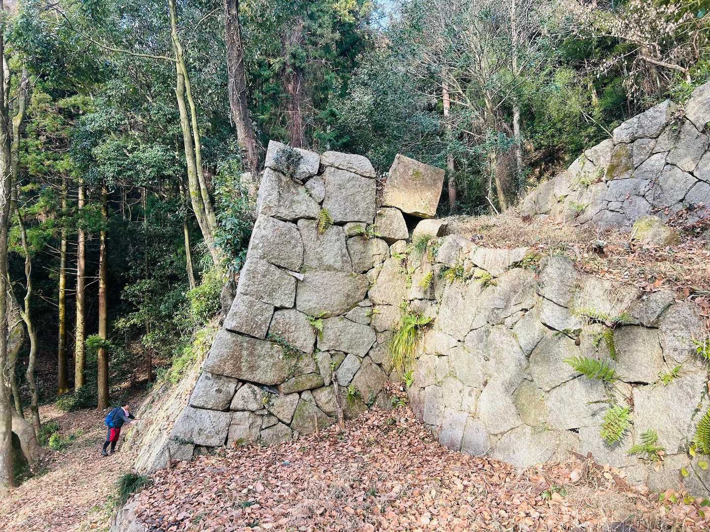 立派な石垣ですね‥‥。
途中民家や井戸もあったので昔人が住んでたんでしょうねぇ🤔