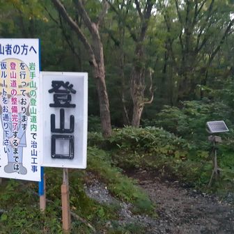 すぐに登山口
