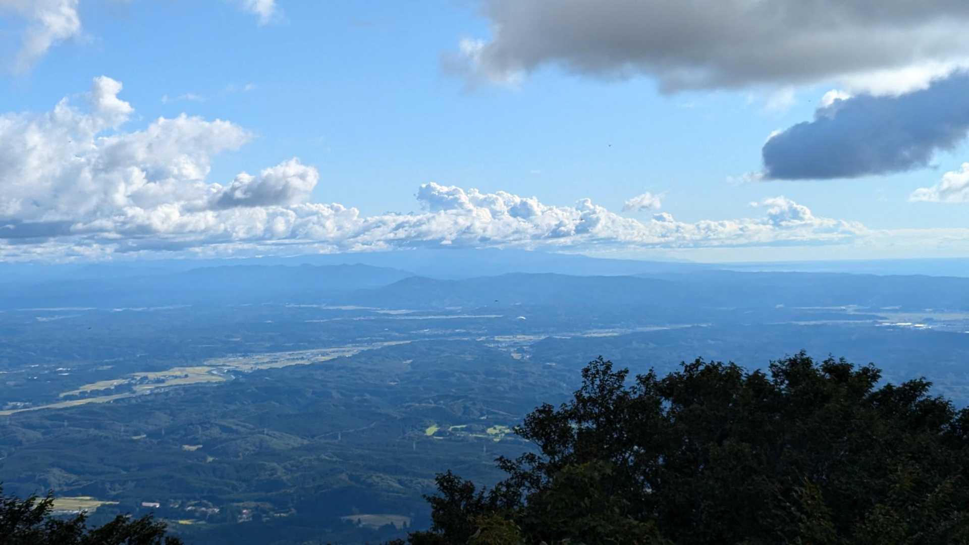 鳥海山方面