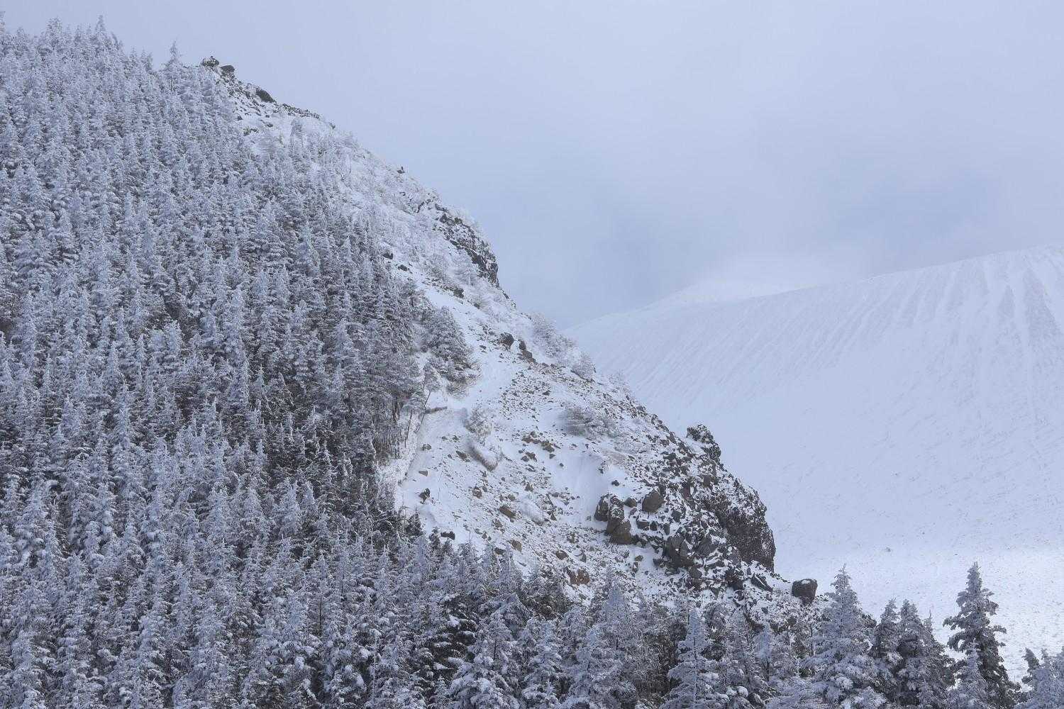 あそこを登らねば黒斑山へは行けない🤣