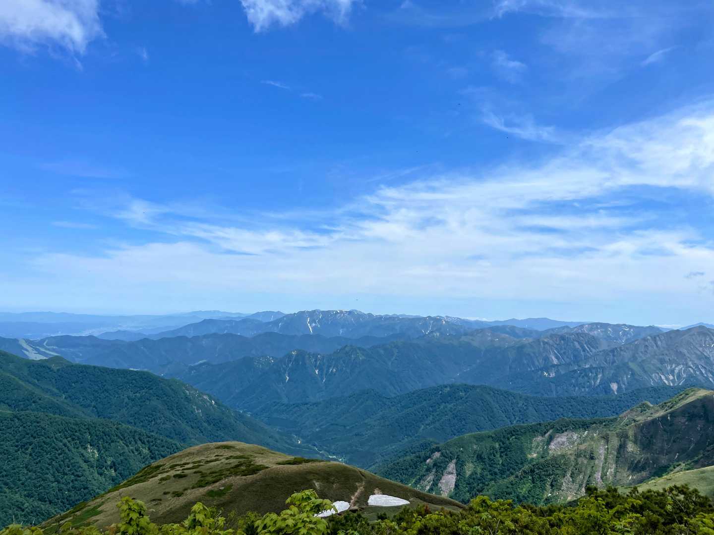 越後駒ヶ岳方面