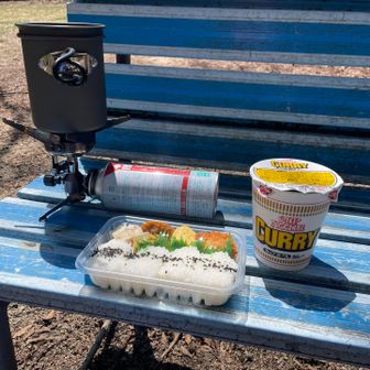 ここでお弁当🍱