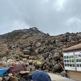 山頂です