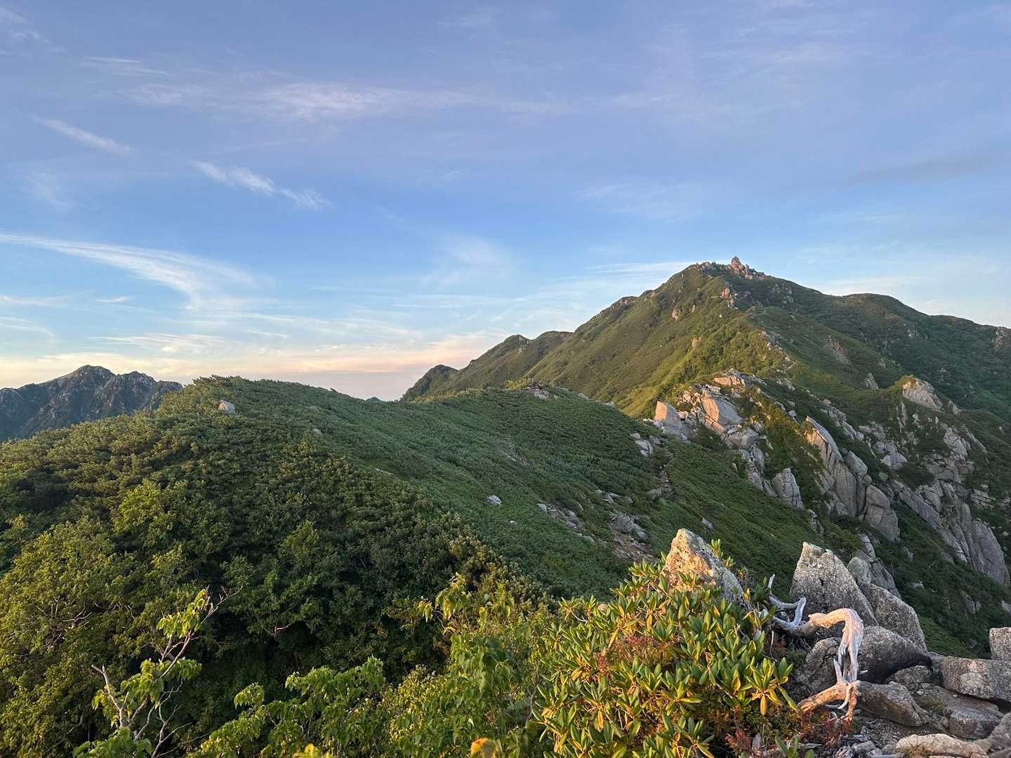 駒ヶ岳ロープウェイ 千畳敷駅-島田娘-濁沢大峰-檜尾岳-大 縦走コースの写真