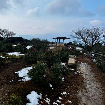 小倉山の東屋でランチにしよう🍙