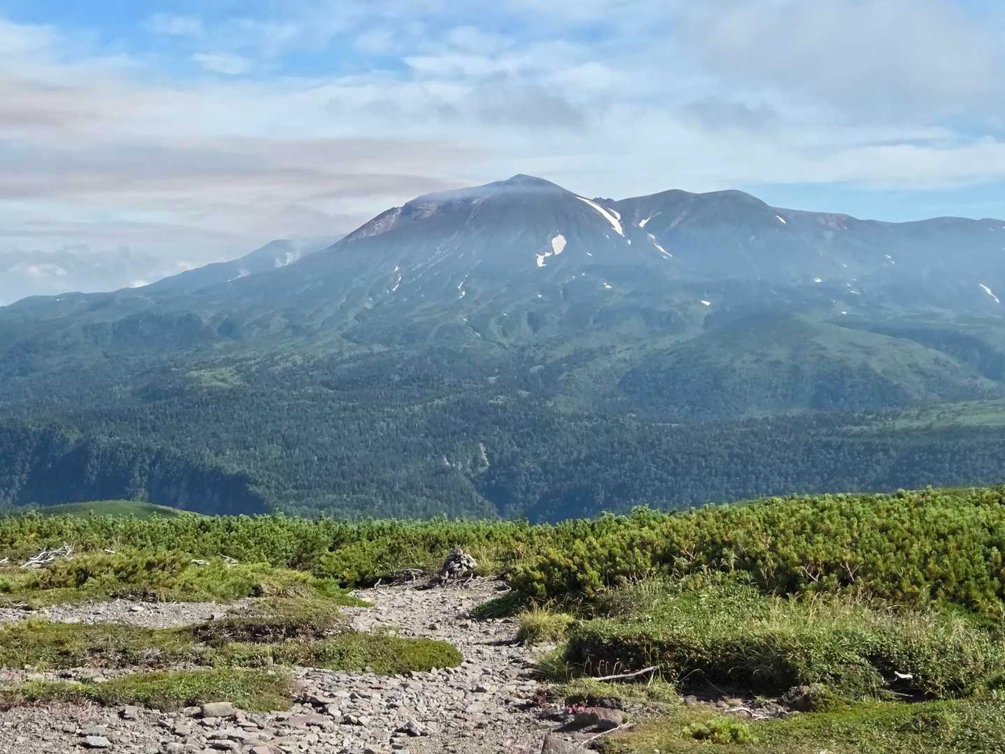 化雲岳登山口-ポン沼-化雲岳 往復コースの写真