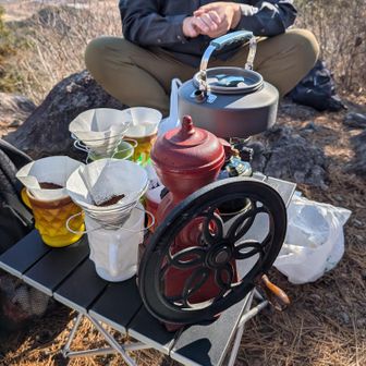 トレーニングの為に、カリタ♢ダイヤミル3.2kgを背負って行きました！