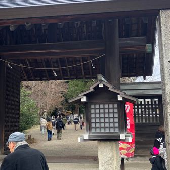 初詣客がたくさん