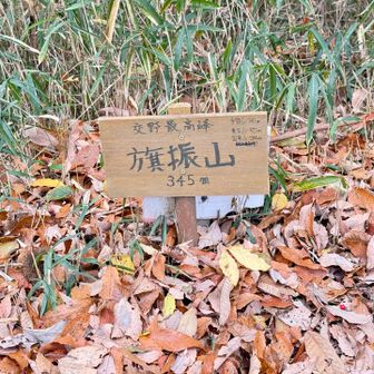 交野最高峰の旗振山345m🙌