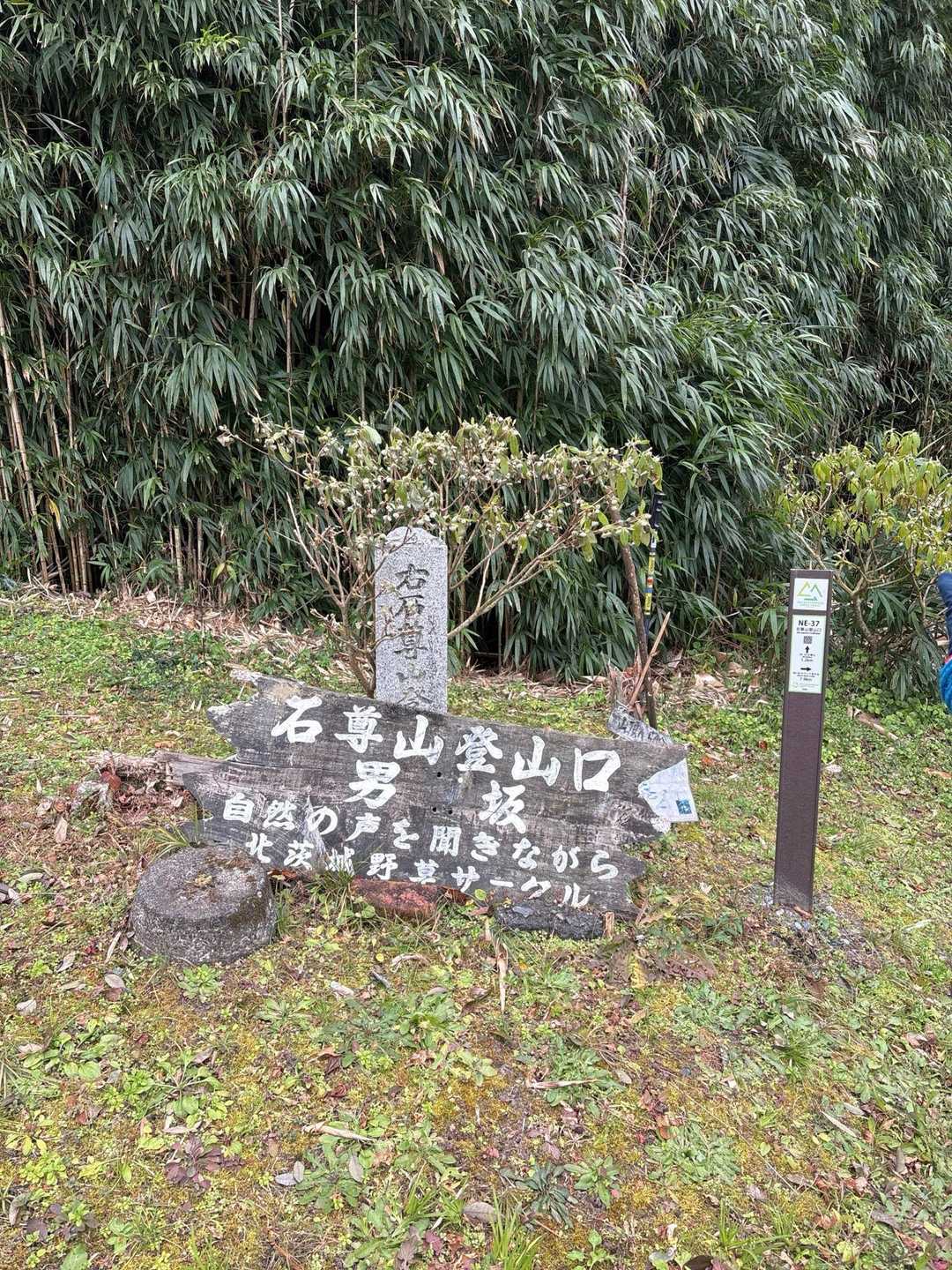 石尊山-金山岳-石尊山登山口 周回コースの写真