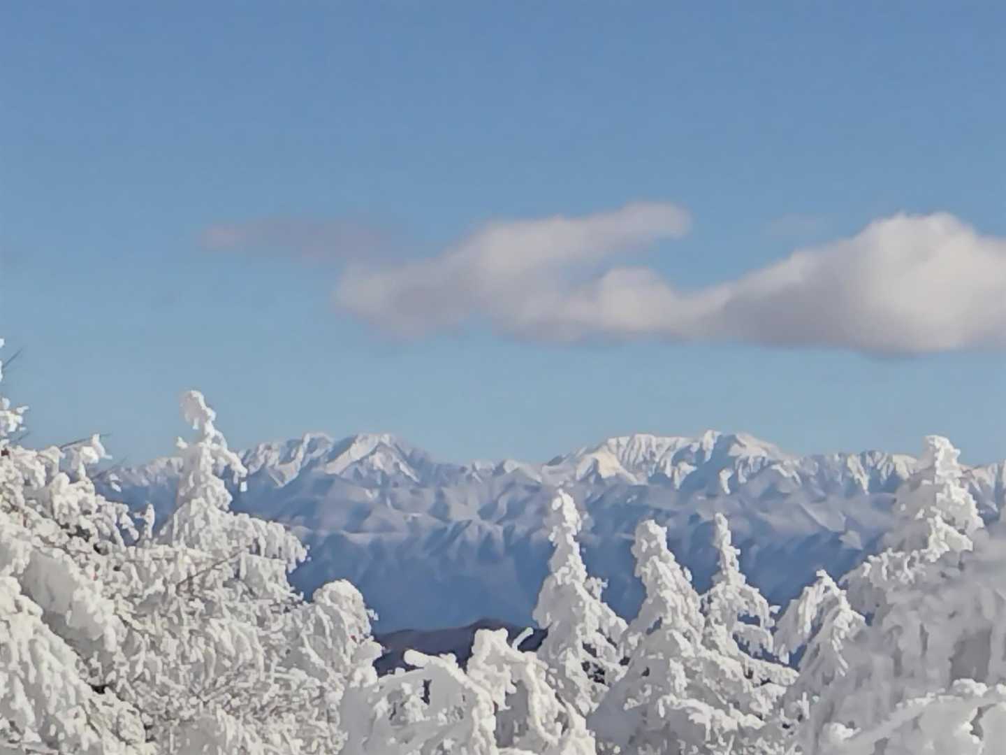 左手には南アルプス🏔️