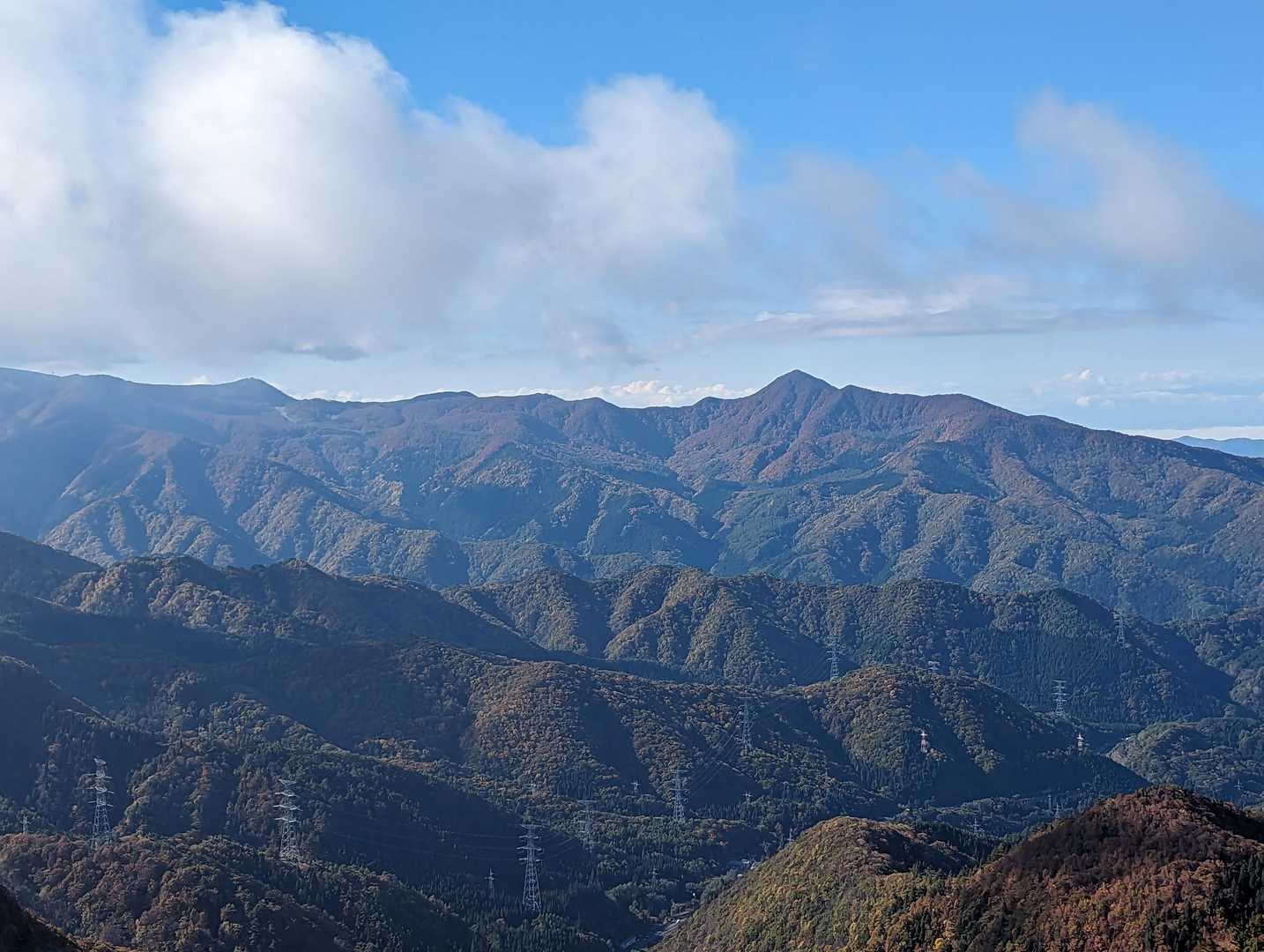 大関山-ハマグリ山-トンガリ山-山形神室岳 周回コースの写真