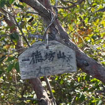 三角点のある一徳坊山、坊でも防でもいいようですが、徳とくれば坊の方が似合う