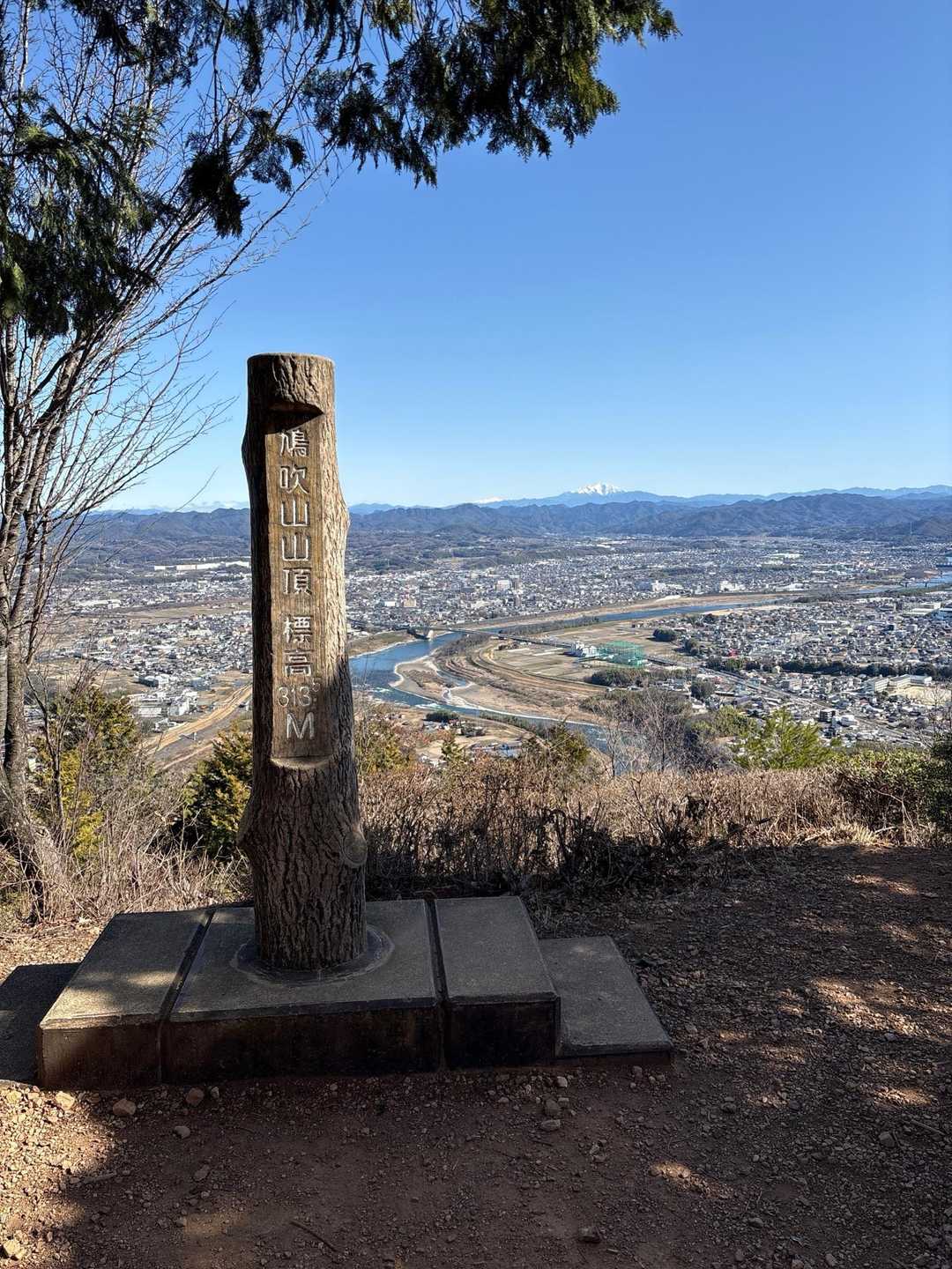 鳩吹山遊歩道真禅寺入口-鳩吹山-両見山-桃山-桃山ルート入 周回コースの写真