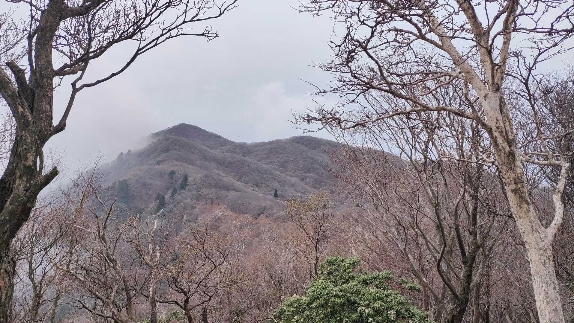 振り返って釈迦ヶ岳