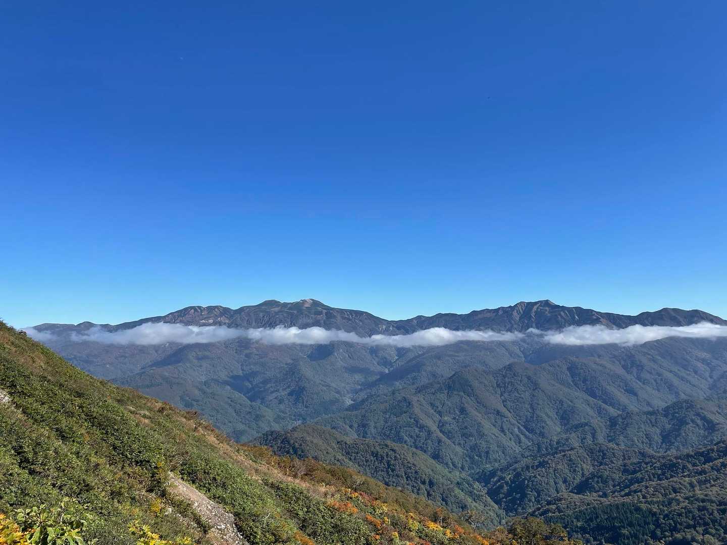 白山、別山。