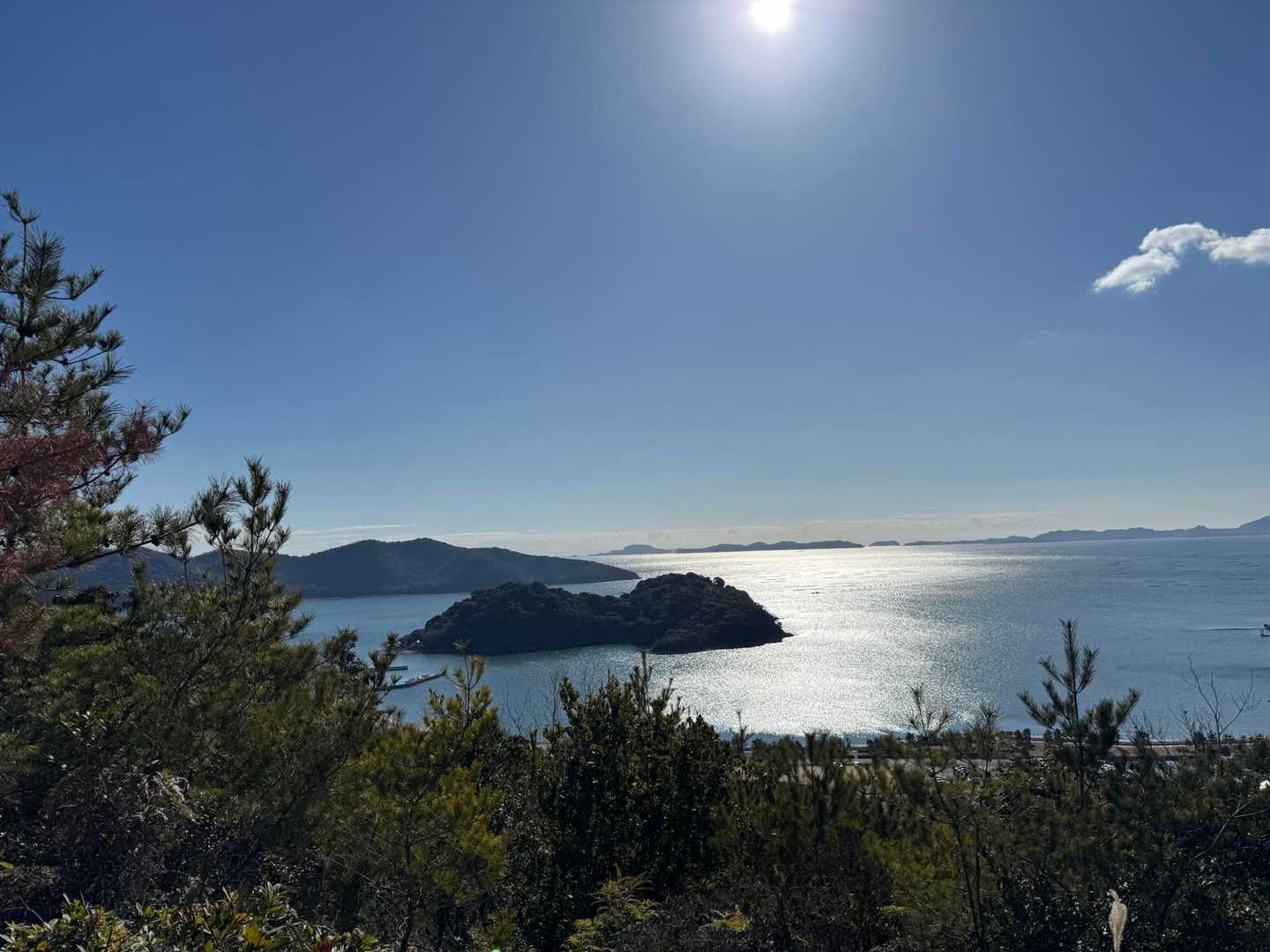 宝珠山-坪江山-みかんのへた山-小島〜坂越遊歩道登山口 周回コースの写真