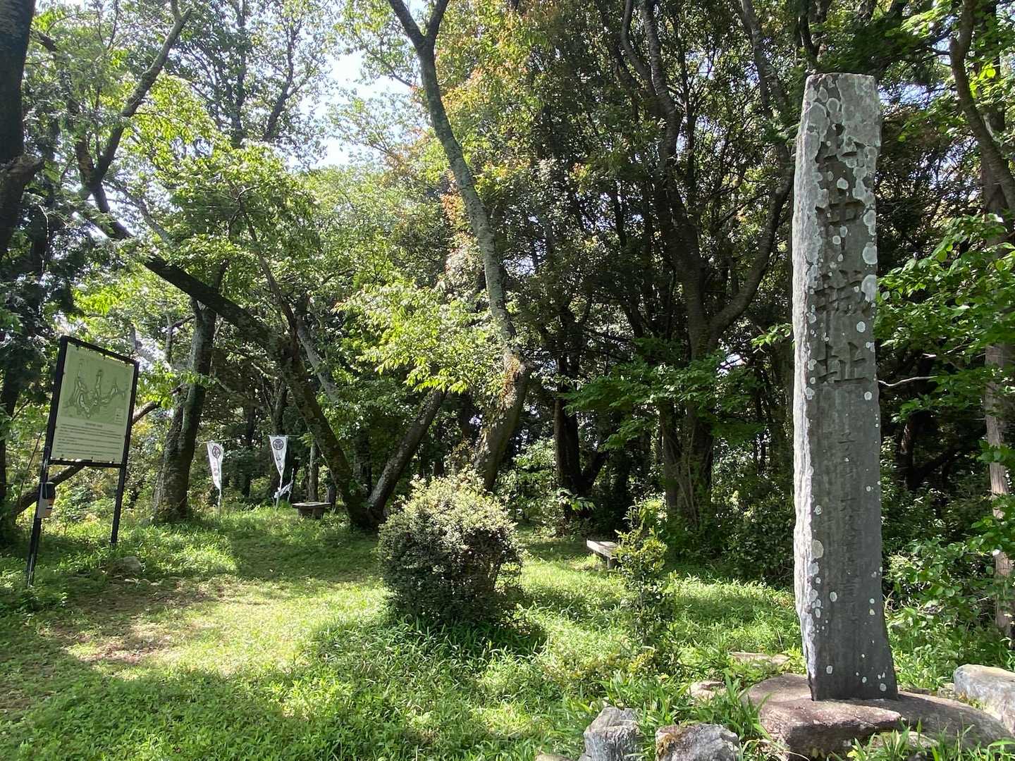 2️⃣城山（山中城址）⛰️204m

室町時代に築城された三河地方最大規模の山城だそうです