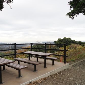 休憩用のベンチ
天気がよかったらなぁ😞