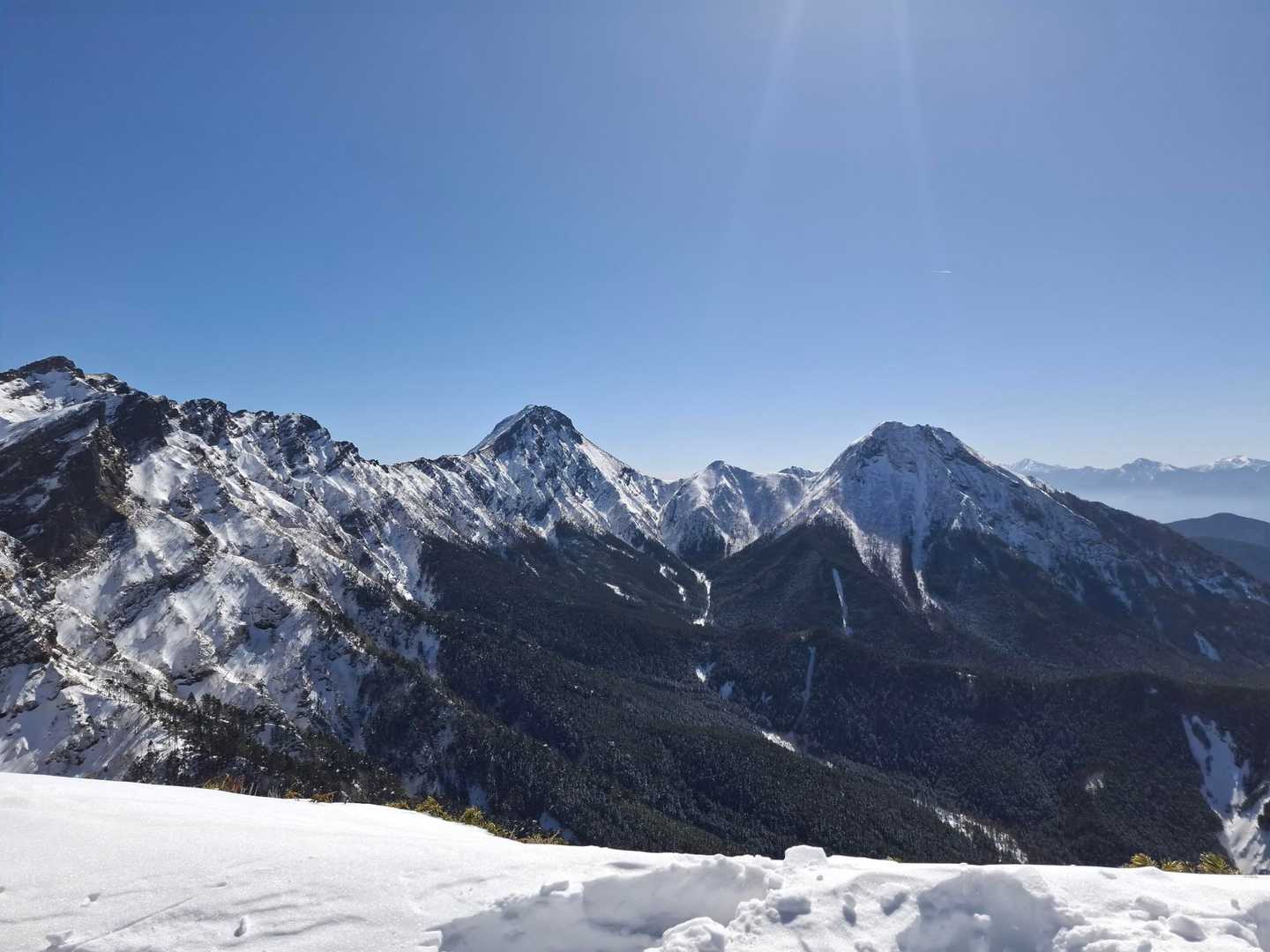 美濃戸口登山口-美濃戸登山口-堰堤広場-赤岳-硫黄岳 往復コースの写真