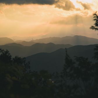 頂上付近は霞んで見えないが…
桜島。
