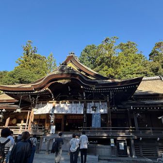 終着の三輪神社　お疲れさん