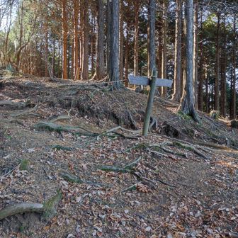 山伏平の案内板がある！