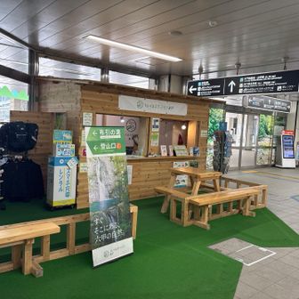 トレイルステーション前で荷物を整理して、定期券出して帰宅準備完了！
お疲れ山。