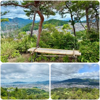 本日の目的の瀬戸の丘👍
宮島、極楽寺方面✨
ここで2日に1回ペースで山歩される地元の方としばし山談義🎶
