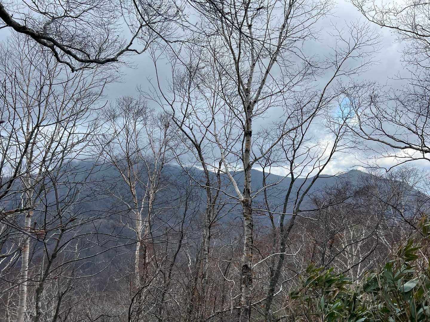 雲隠れの砂蘭部岳