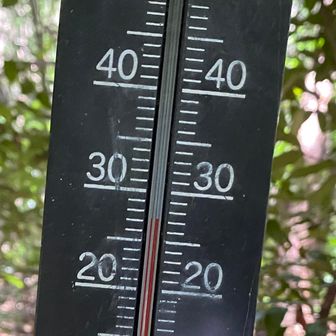 下山です。27℃
３時間ちょいで4.5℃上がった