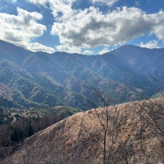 後半は林道歩き。途中開けた所から見える景色も良い
