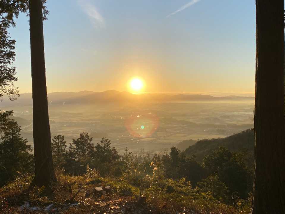 午前中は快晴☀️