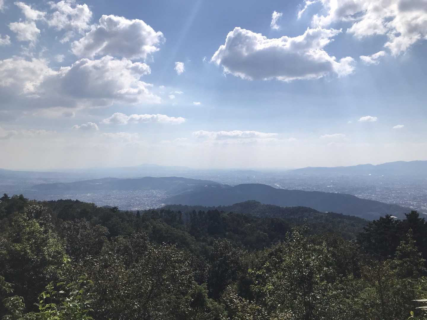 山頂からの景色⭐️