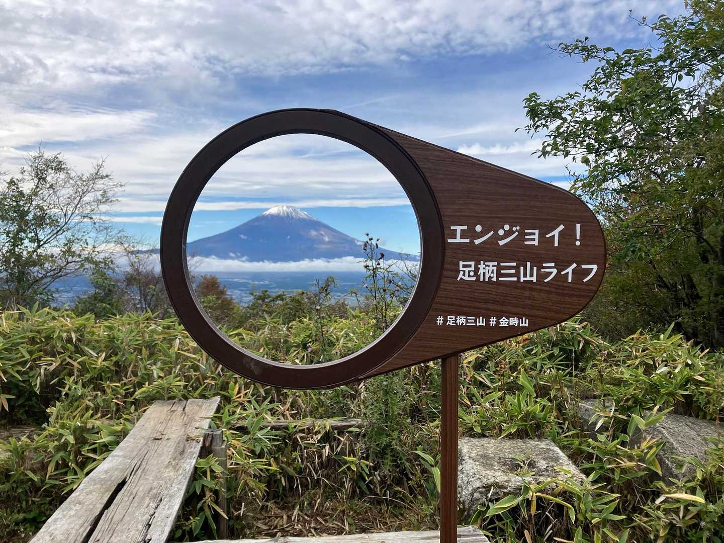 金時山登山口-丸鉢山-金時山 往復コースの写真