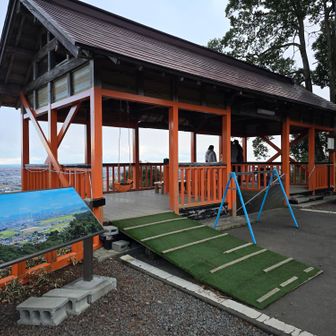 展望台から景色を見て、三社詣で完了！