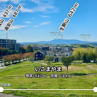途中から、AR山ナビで位置関係を確認