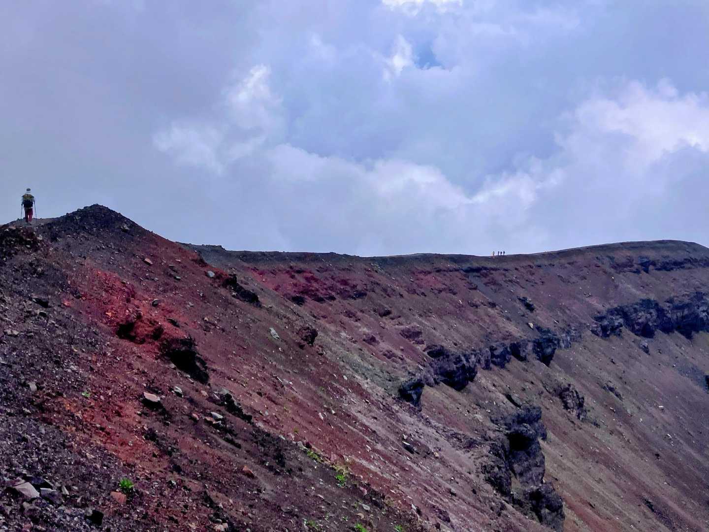 下山します。
外輪山歩き楽しい✨