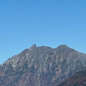 穂高から槍が素晴らしいです