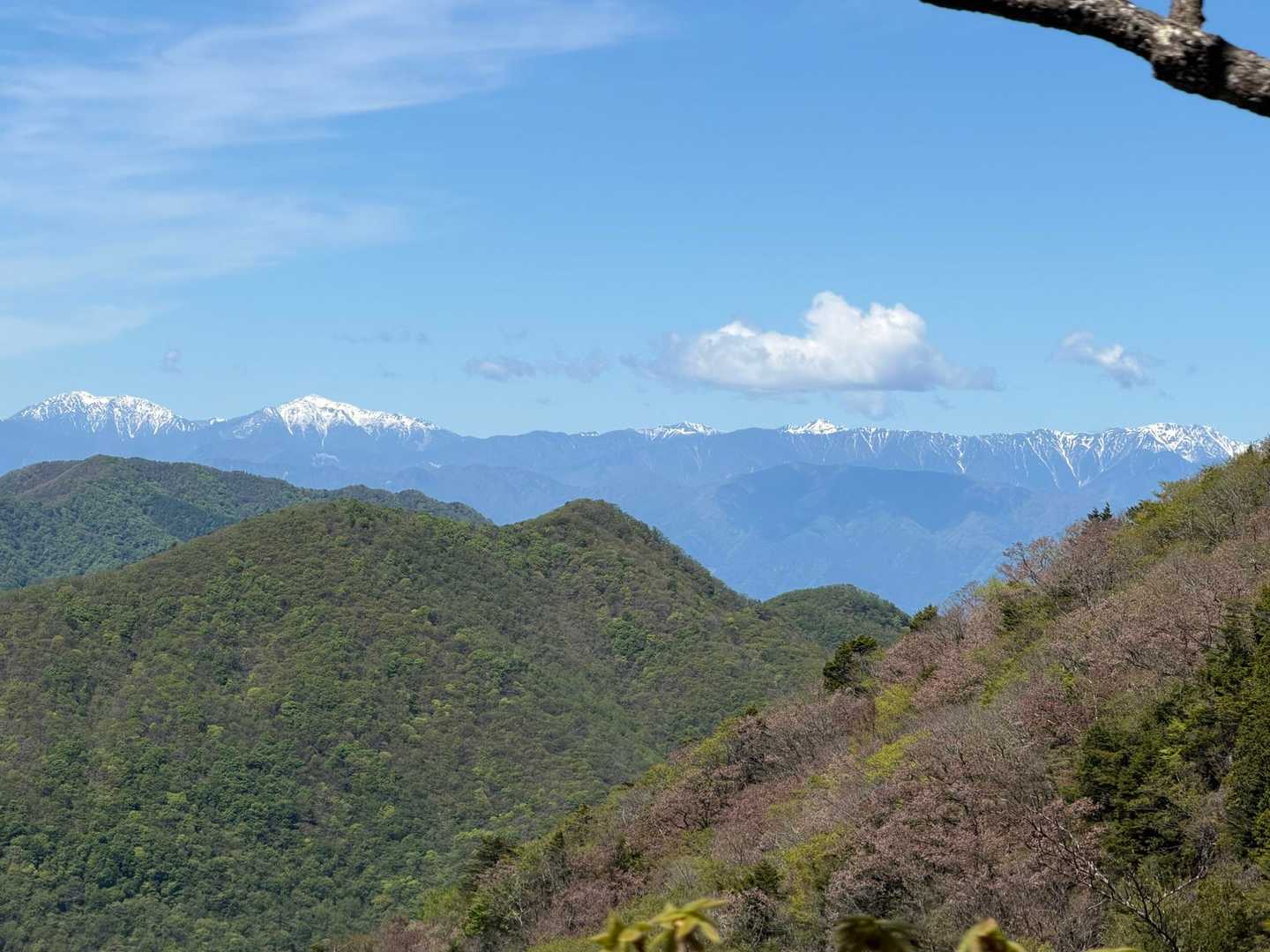 南アルプスの山々⛰️