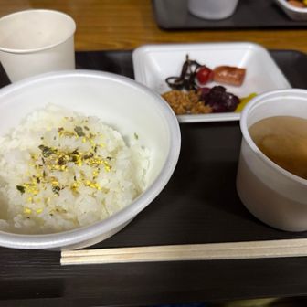 朝ごはん(≧▽≦)
美味しかった、ご馳走様でした！