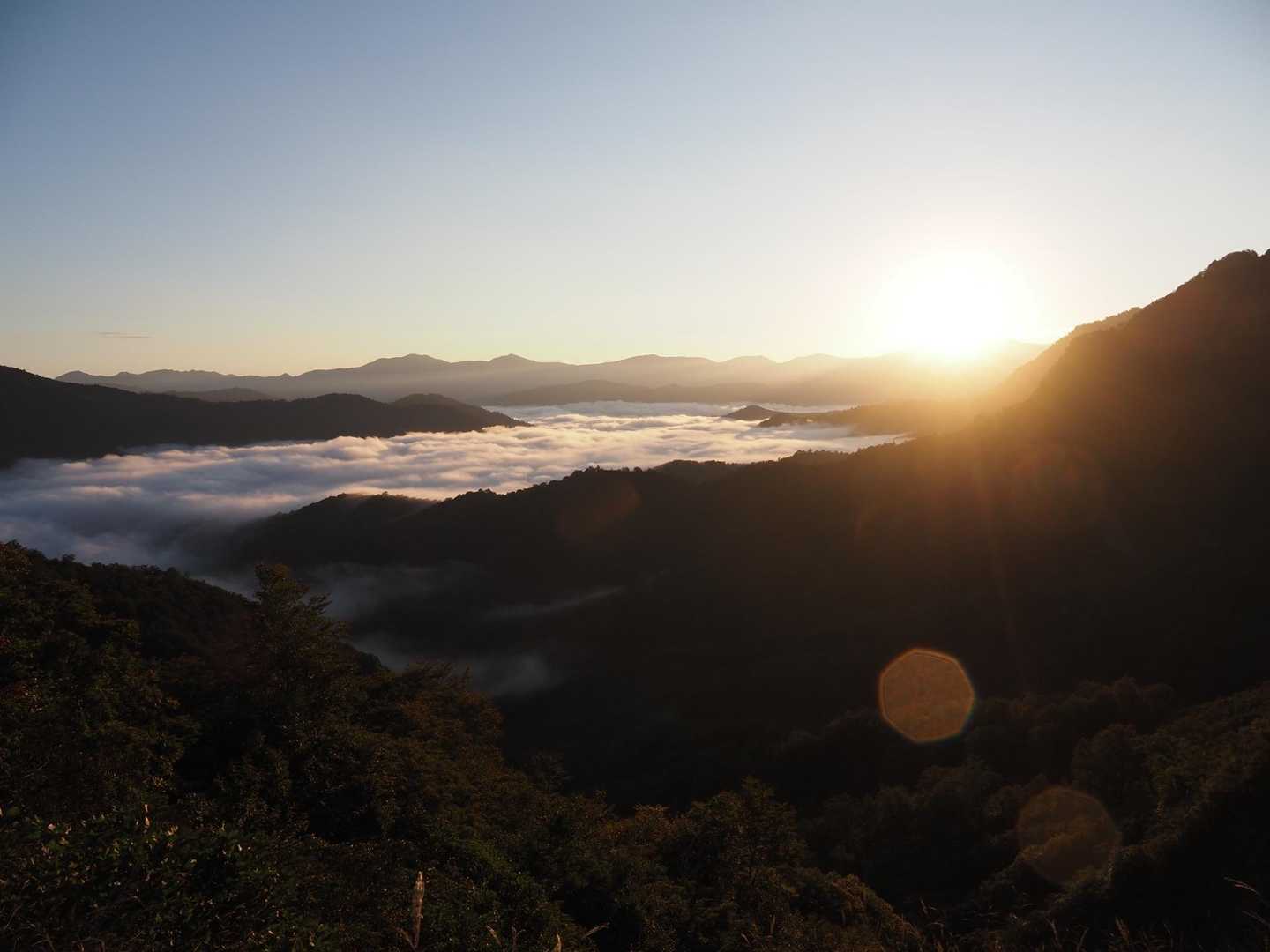 雲海も素晴らしい