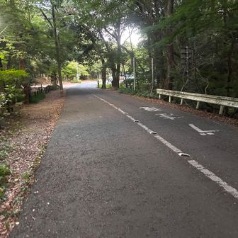 駐車場に帰ってきました。おつかれ山です