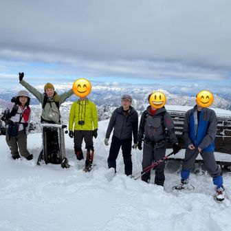 そのメンバーさん達と記念撮影です。
お世話になりありがとうございました。総勢７人（お一人はカメラマン）