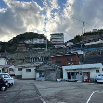 母島の集落。やはり平地が少ないのか、斜面も有効活用している模様。