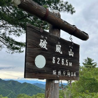 思いの外、早く着いたので破風山寄ってみました。祠に蜂🐝が巣を作っている様です。