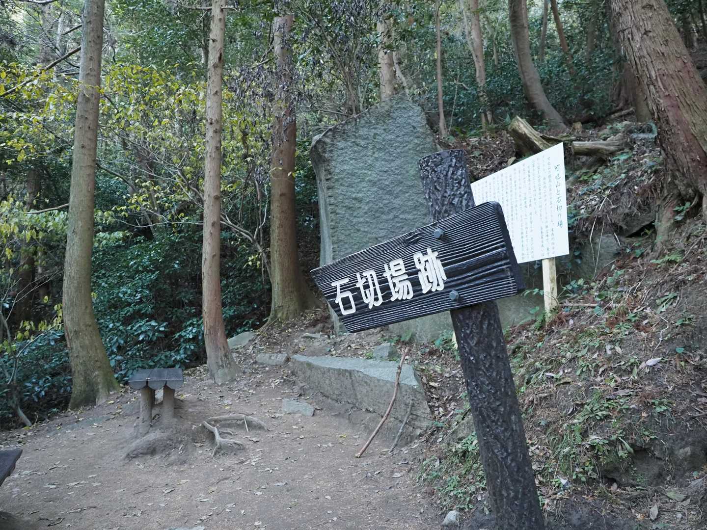 石切場跡
20秒休憩