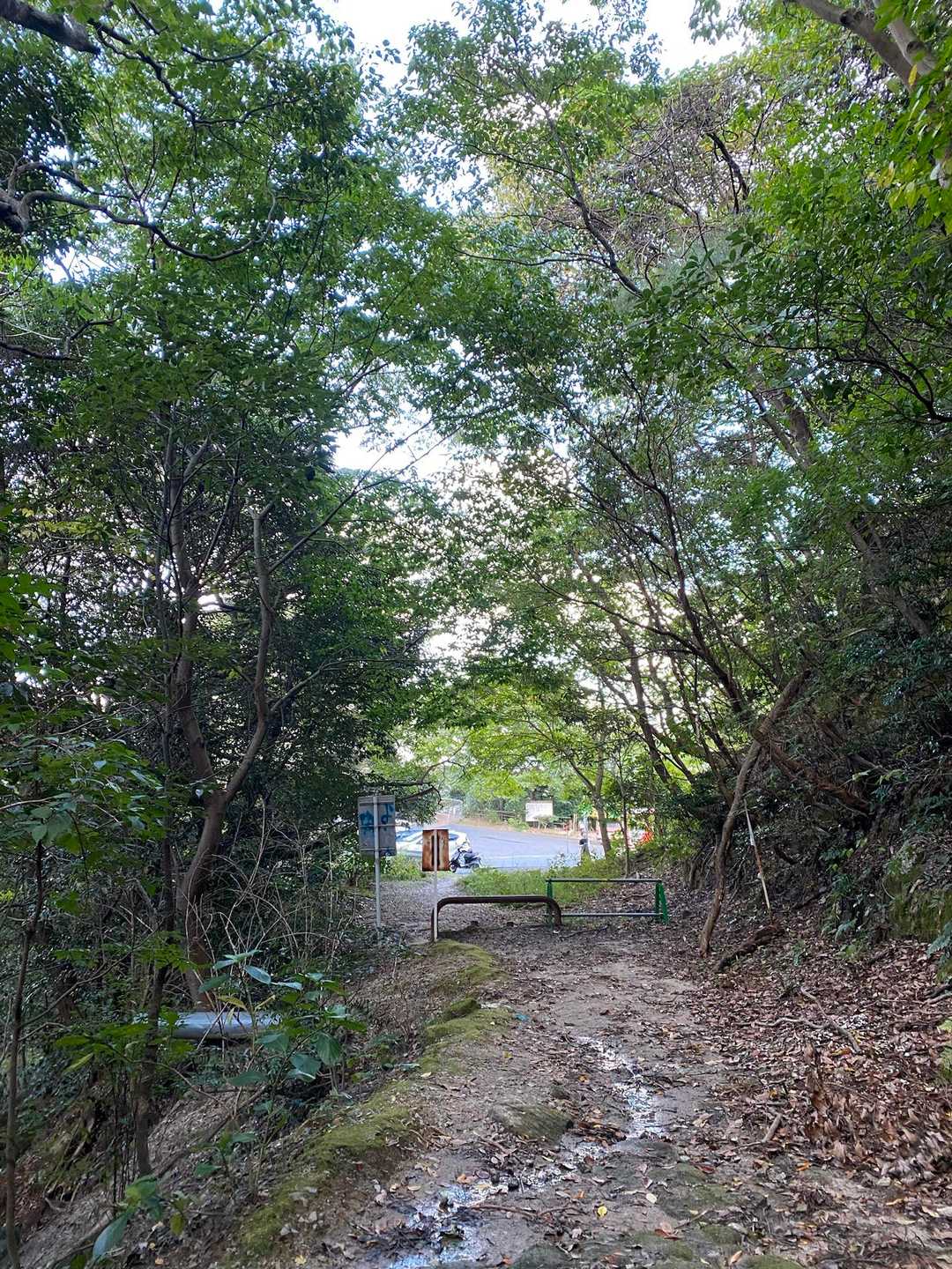 片江展望台に帰還